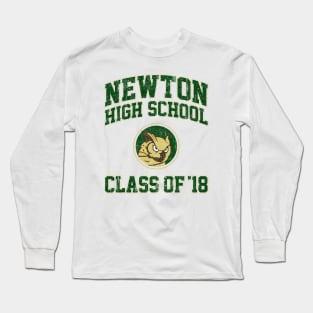 Newton High School Class of 18 (Variant) Long Sleeve T-Shirt